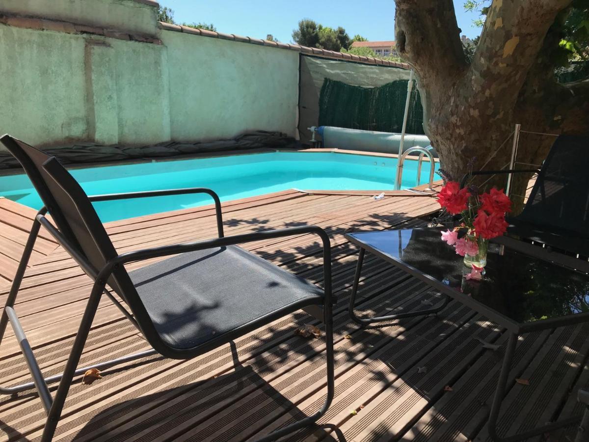 מרסיי Chambre Climatisee Avec Sdb Privee Dans Une Villa Avec Piscine Ouverte D'Avril A Mi Octobre מראה חיצוני תמונה